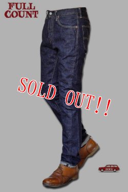 画像2:  [生産終了モデル]「FULLCOUNT」＃1110 13.7oz TAPERED MIDDLE STRAIGHT  フルカウント テーパード テーパード ミドルストレート [インディゴ]
