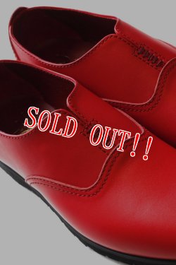 画像3: 「RFW」×「JAMS」 DOVE LEATHER SLIP-ON　アールエフダブル ダブ レザーシューズ スリップオン JAMS別注仕様 F-1616242JMS [レッド]