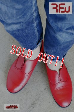 画像10: 「RFW」×「JAMS」 DOVE LEATHER SLIP-ON　アールエフダブル ダブ レザーシューズ スリップオン JAMS別注仕様 F-1616242JMS [レッド]