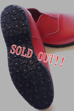 画像7: 「RFW」×「JAMS」 DOVE LEATHER SLIP-ON　アールエフダブル ダブ レザーシューズ スリップオン JAMS別注仕様 F-1616242JMS [レッド]