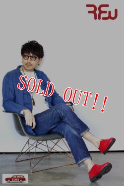 画像15: 「RFW」×「JAMS」 DOVE LEATHER SLIP-ON　アールエフダブル ダブ レザーシューズ スリップオン JAMS別注仕様 F-1616242JMS [レッド]