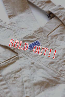 画像10: 「FINE CREEK LEATHERS」C WORKS Wigwam OVERALL ファインクリークレザーズ シーワークス ウィグワム オーバーオール [ホワイト]