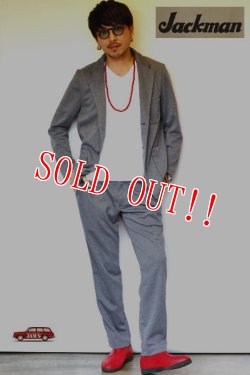 画像9: 「Jackman」 Jersey Jacket ジャックマン ジャージ ジャケット 3ピースセットアップ JM8810 [グレー]