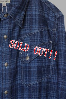 画像3: 「Pherrows」 フェローズ インディゴウエスタンシャツ シルバーコンチョ付き 18S-811CS-SP [インデイゴ]
