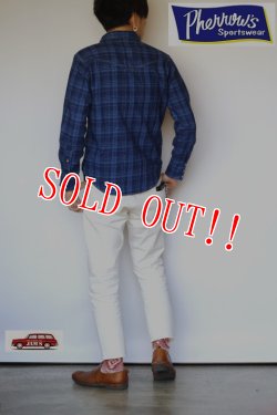 画像11: 「Pherrows」 フェローズ インディゴウエスタンシャツ シルバーコンチョ付き 18S-811CS-SP [インデイゴ]