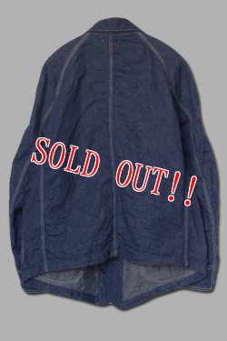 画像7: 「CAL O LINE」 SHORT DENIM COVERALL キャルオーライン ショート デニム カバーオール 2018SS CL172-041 [インディゴ]