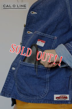 画像8: 「CAL O LINE」 BEADS LEATHER WALLET キャルオーライン ビーズ レザーウォレット ショート CL181-126 [ブラック]