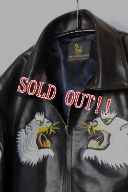 画像2: 「FINE CREEK LEATHERS」 Norfolk　ファインクリークレザーズ ノーフォーク スカジャン ホースハイド FKJK016 [ブラック]