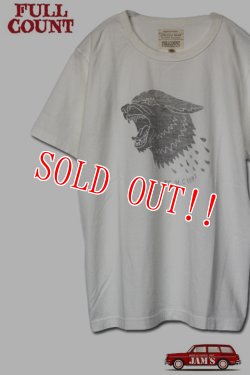 画像2: 「FULLCOUNT」 DOG BASIC PRINT Tee　フルカウント ドッグ プリント Tシャツ ヴィンテージ加工 Lot.5973P [ホワイト・ブラック]