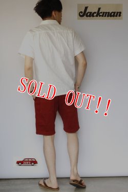 画像7: 「Jackman」 Cotton Dotsume Shorts ジャックマン コットン ドツメ ショーツ 度詰天竺 JM7926 「ワイン」