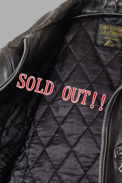 画像10: 「WEB予約不可」「FINE CREEK LEATHERS」 Eric　ファインクリークレザーズ エリック 襟付き シングルライダースジャケット ホースハイド FCJK017 [ブラック]