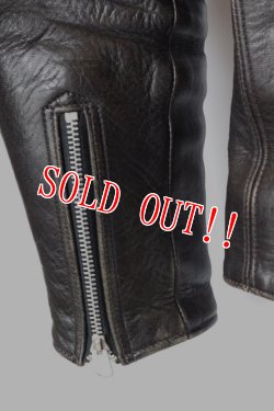 画像9: 「WEB予約不可」「FINE CREEK LEATHERS」 Eric　ファインクリークレザーズ エリック 襟付き シングルライダースジャケット ホースハイド FCJK017 [ブラック]