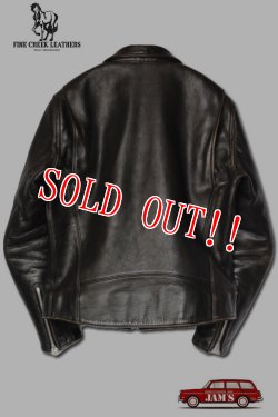 画像6: 「WEB予約不可」「FINE CREEK LEATHERS」 Eric　ファインクリークレザーズ エリック 襟付き シングルライダースジャケット ホースハイド FCJK017 [ブラック]