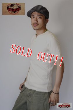 画像6: 「JELADO」GOLD BRICK ジェラード ゴールドブリック ヘンリー ピケTee [バニラ・スモークブラック・フェイドピーチ]