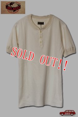 画像2: 「JELADO」GOLD BRICK ジェラード ゴールドブリック ヘンリー ピケTee [バニラ・スモークブラック・フェイドピーチ]