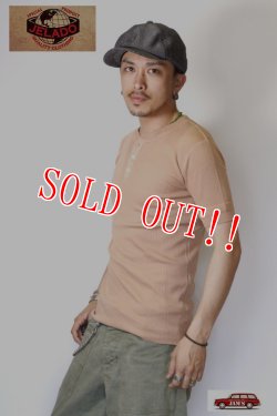 画像16: 「JELADO」GOLD BRICK ジェラード ゴールドブリック ヘンリー ピケTee [バニラ・スモークブラック・フェイドピーチ]