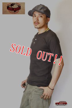 画像11: 「JELADO」GOLD BRICK ジェラード ゴールドブリック ヘンリー ピケTee [バニラ・スモークブラック・フェイドピーチ]