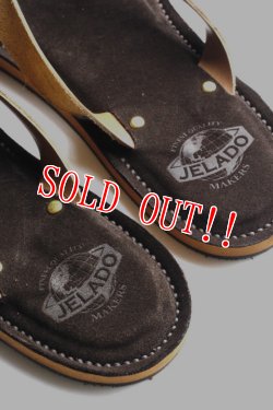 画像4: 「JELADO」Bal Harbour Horse Butt ジェラード バルハーバー レザーサンダル JP32622CS [ベージュ×ブラウン]