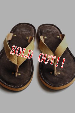 画像3: 「JELADO」Bal Harbour Horse Butt ジェラード バルハーバー レザーサンダル JP32622CS [ベージュ×ブラウン]