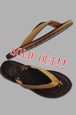 画像2: 「JELADO」Bal Harbour Horse Butt ジェラード バルハーバー レザーサンダル JP32622CS [ベージュ×ブラウン]