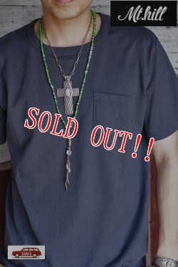 画像8: 「Mt.hill」Four Corners Rug Cruz with TQ & Chain  マウントヒル フォーコーナーズ ラグクロス ターコイズ＆チェーン 20180717