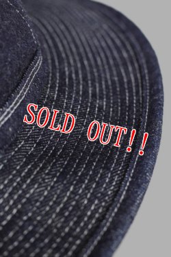 画像3: 「JELADO」 44Denim Army Hat 14oz ジェラード  44デニム アーミーハット CT94704 [インディゴ]