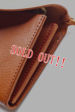 画像5: 「CAL O LINE」 BEADS LEATHER LONG WALLET キャルオーライン ビーズ レザー ロングウォレット CL181-125 [タン]