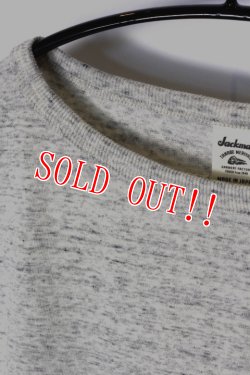 画像2: 「Jackman」 GG Round Neck T-shirts ジャックマン ラウンドネック ルーズシルエット Tee  JM5866 「ヘザーロック」