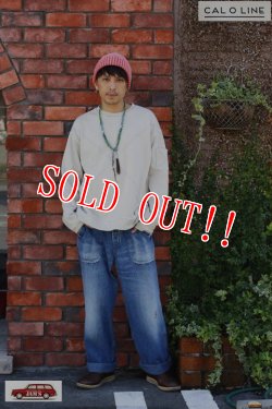 画像11: 「CAL O LINE」 Cross Stitch Sweat キャルオーライン クロスステッチ スウェット CL182-015 [ライトグレー]