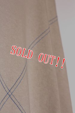 画像4: 「CAL O LINE」 Cross Stitch Sweat キャルオーライン クロスステッチ スウェット CL182-015 [ライトグレー]