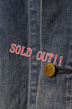 画像3: 「FULLCOUNT」1930s 10oz Denim Short Coverall フルカウント 10オンスデニム ショートカバーオール ヴィンテージ加工 2920OW [インディゴ]