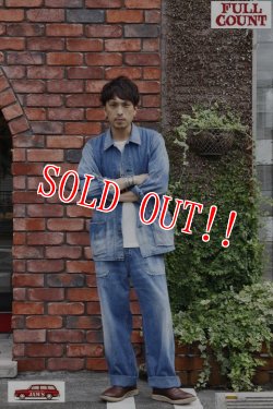 画像17: 「FULLCOUNT」1930s 10oz Denim Short Coverall フルカウント 10オンスデニム ショートカバーオール ヴィンテージ加工 2920OW [インディゴ]