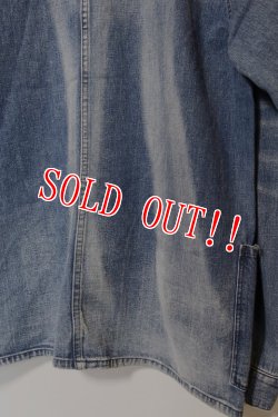 画像10: 「FULLCOUNT」1930s 10oz Denim Short Coverall フルカウント 10オンスデニム ショートカバーオール ヴィンテージ加工 2920OW [インディゴ]