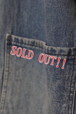 画像5: 「FULLCOUNT」1930s 10oz Denim Short Coverall フルカウント 10オンスデニム ショートカバーオール ヴィンテージ加工 2920OW [インディゴ]