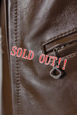 画像6: 「FINE CREEK ＆Co.」 Ekins　ファインクリーク・アンド・コー イーキンス ライトレザー シングルライダースジャケット  ACJK002 [ブラウン]