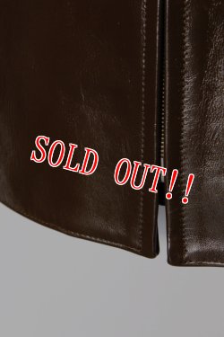 画像7: 「FINE CREEK ＆Co.」 Ekins　ファインクリーク・アンド・コー イーキンス ライトレザー シングルライダースジャケット  ACJK002 [ブラウン]