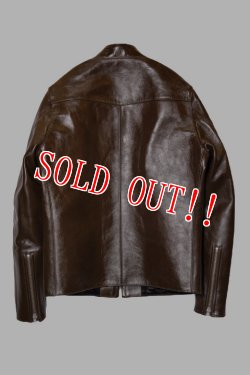 画像9: 「FINE CREEK ＆Co.」 Ekins　ファインクリーク・アンド・コー イーキンス ライトレザー シングルライダースジャケット  ACJK002 [ブラウン]