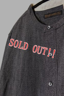画像2: 「FULLCOUNT」20th Pullover Chambray Work Shirts フルカウント プルオーバー シャンブレー ワークシャツ [ヘザーブラック]