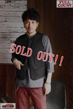 画像13: 「FULLCOUNT」20th Pullover Chambray Work Shirts フルカウント プルオーバー シャンブレー ワークシャツ [ヘザーブラック]