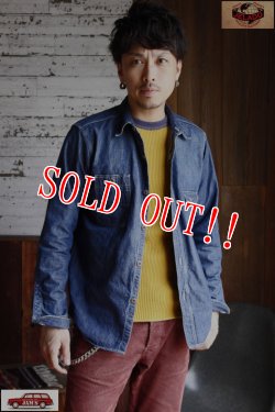 画像7: [限定生産]「JELADO」 MEGA THERMAL 2TONE ジェラード メガ サーマル 2トーン クルーネック [マスタード×ネイビー]