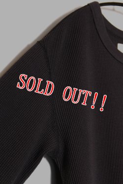 画像5: 「FULLCOUNT」×「JAMS」 LOOSE HEAVY WAFFLE Tee フルカウント 別注 ルーズシルエット ワッフルTシャツ [インクブラック]