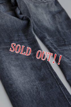 画像12: 「FULLCOUNT」＃1110 BLACK TAPERD JEANS フルカウント ブラックデニム テーパードジーンズ ヴィンテージ加工  [ブラック]