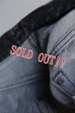 画像7: 「FULLCOUNT」＃1110 BLACK TAPERD JEANS フルカウント ブラックデニム テーパードジーンズ ヴィンテージ加工  [ブラック]