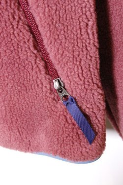 画像4: 「CAL O LINE」 RECYCLE PILE CARDIGAN キャルオーライン リサイクルパイル カーディガン オリジナルボアフリース CL182-067 [プラム]