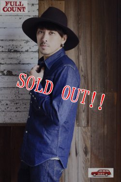 画像10: 「FULLCOUNT」DENIM WESTERN SHIRTS SAN ANTONIO 2 フルカウント デニムウエスタンシャツ サンアントニオ 2 [インディゴ]