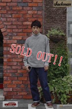 画像8: 「Jackman」 GG Sweat High Neck　ジージースウェット ハイネック 度詰コットン JM7874 「チャコールグレー」