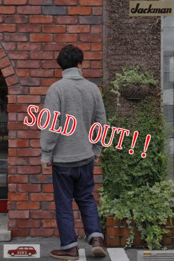 画像10: 「Jackman」 GG Sweat High Neck　ジージースウェット ハイネック 度詰コットン JM7874 「チャコールグレー」