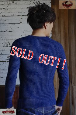 画像11: 「JELADO」 MEGA THERMAL ジェラード メガサーマル ヘンリー&クルーネック [インディゴ]