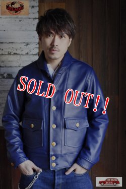 画像13: 「JELADO」 VANQUISH ジェラード ヴァンキッシュ カウハイドレザージャケット AG33456 [インディゴ]