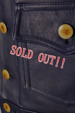 画像5: 「JELADO」 VANQUISH ジェラード ヴァンキッシュ カウハイドレザージャケット AG33456 [インディゴ]